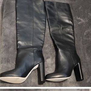 Tall leather boots size 7